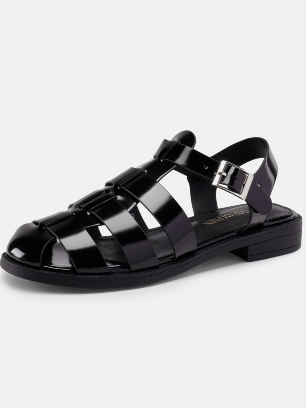 Women Fisherman Gladiator Woven Flat Sandals Close Toe Flat Sandals